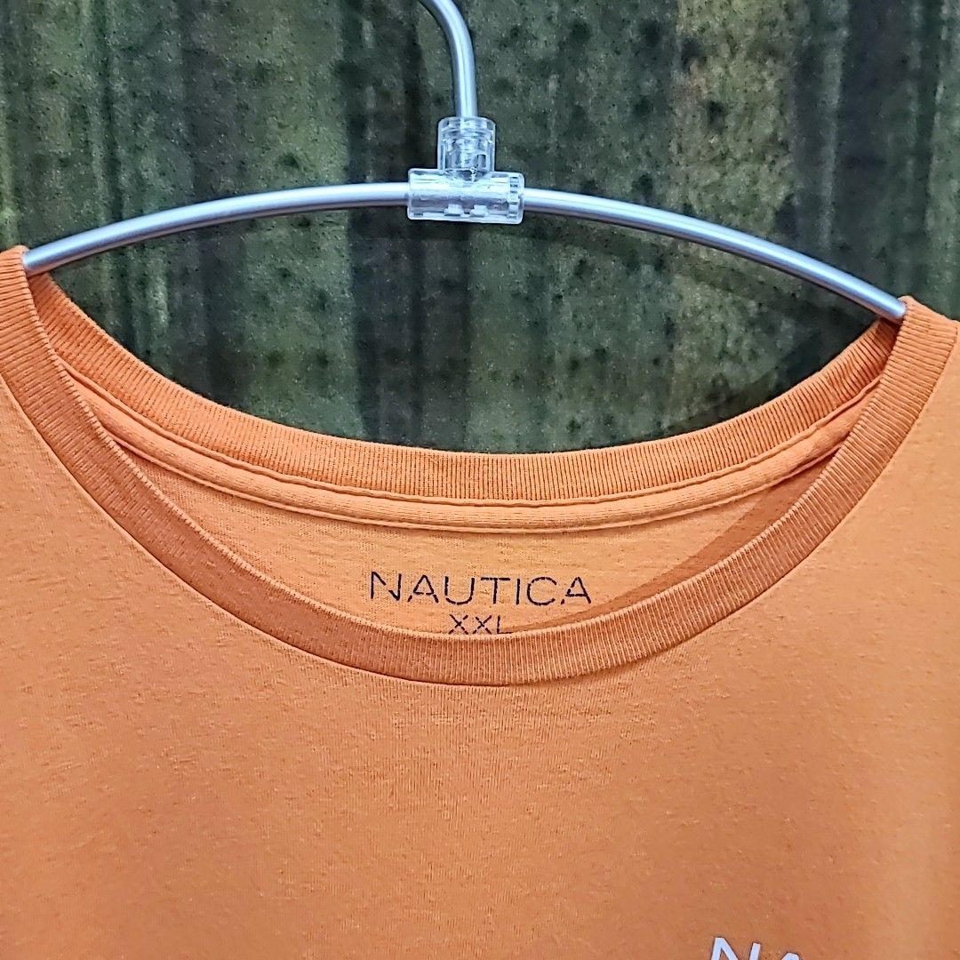 90s　90年代 NAUTICAノーティカ魚バックプリント　 オーバーサイズ Tシャツ ヴィンテージ　ビンテージ　VINTAGE 