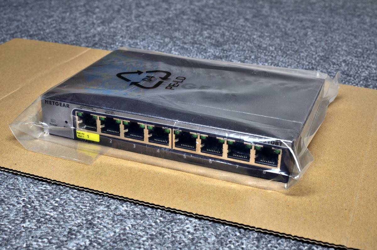 NETGEAR スイッチングハブ ギガ 8ポート スマート (PoE x8 55W SFPx2) L2  VLAN QoS ACL IGMP LAG
