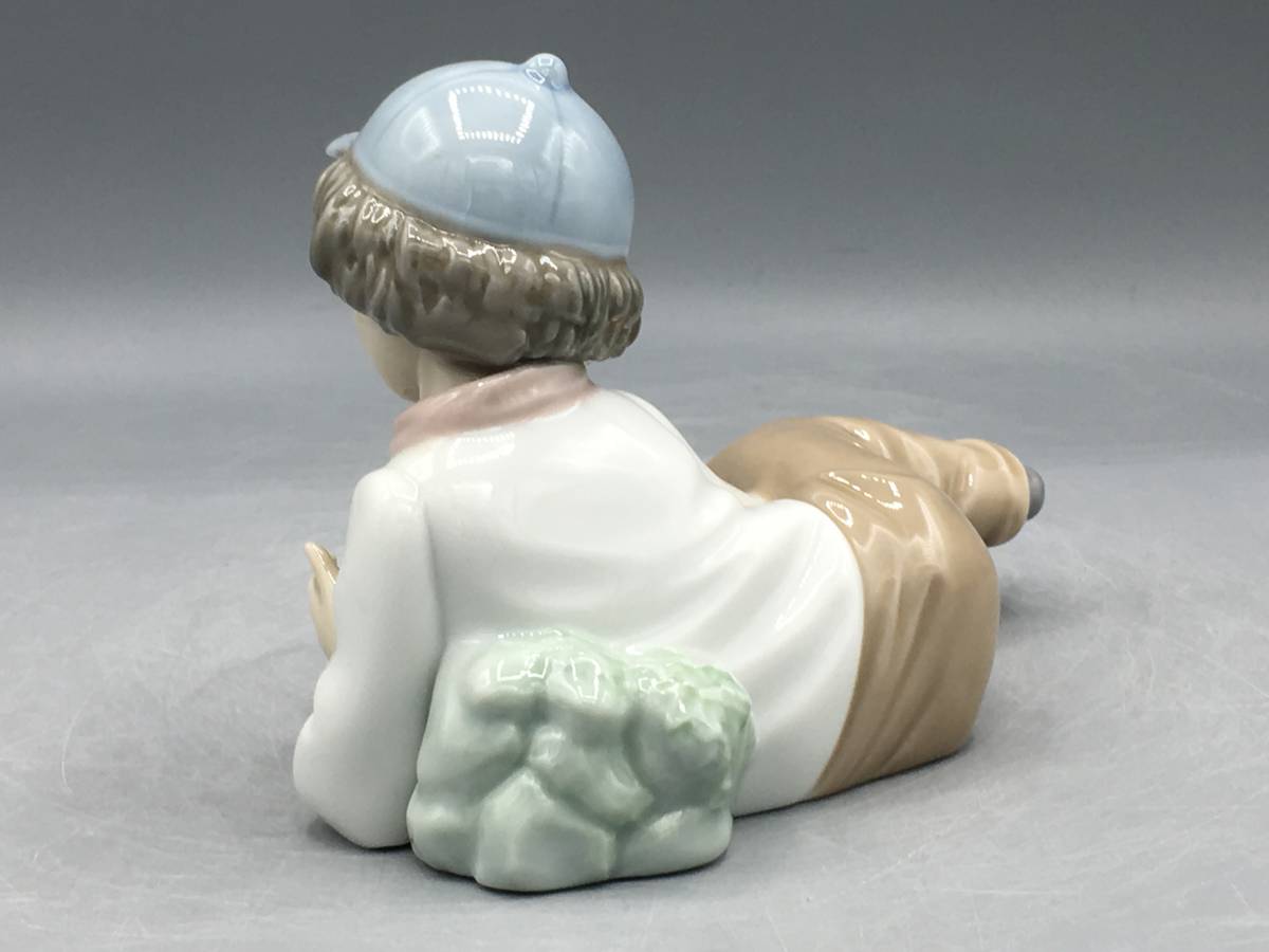 リヤドロ ナオ 犬 男の子 置物 フィギュリン 陶器 陶器人形 _画像4
