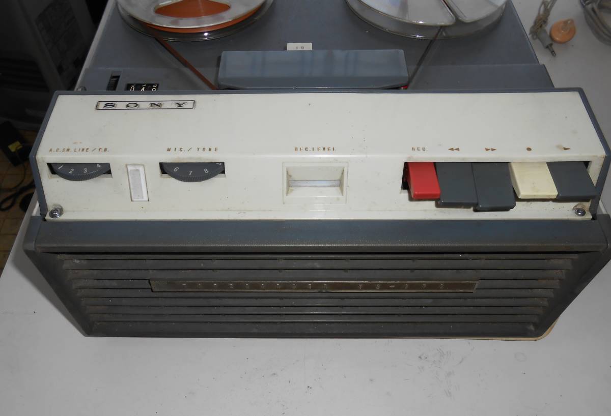 ソニー オープンリールテープレコーダー TC-272 レトロ品 付属：画像のもの
