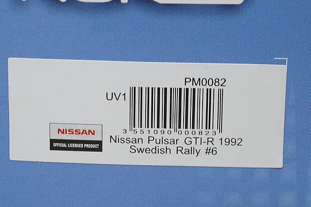 NOREV ノレブ 1/43 Nissan 日産 Pulsar パルサー GTI-R スウェディシュラリー 1992 #6 PM0082の画像7