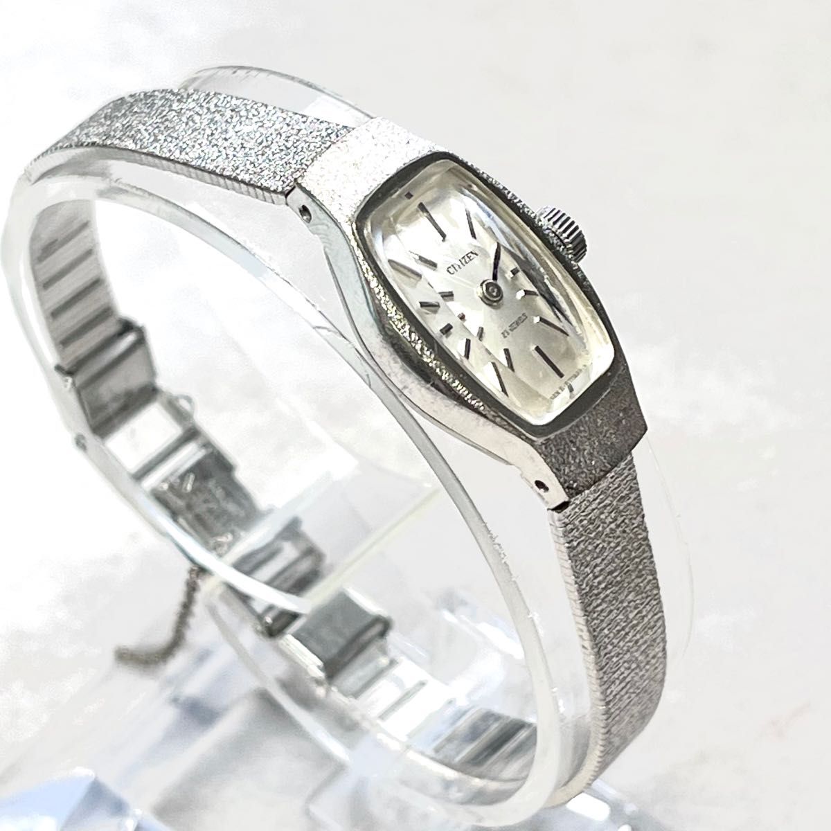 無料クーポン配布 アプリ 美品稼働 CITIZEN レディース 手巻き 腕時計 細め WGP その他