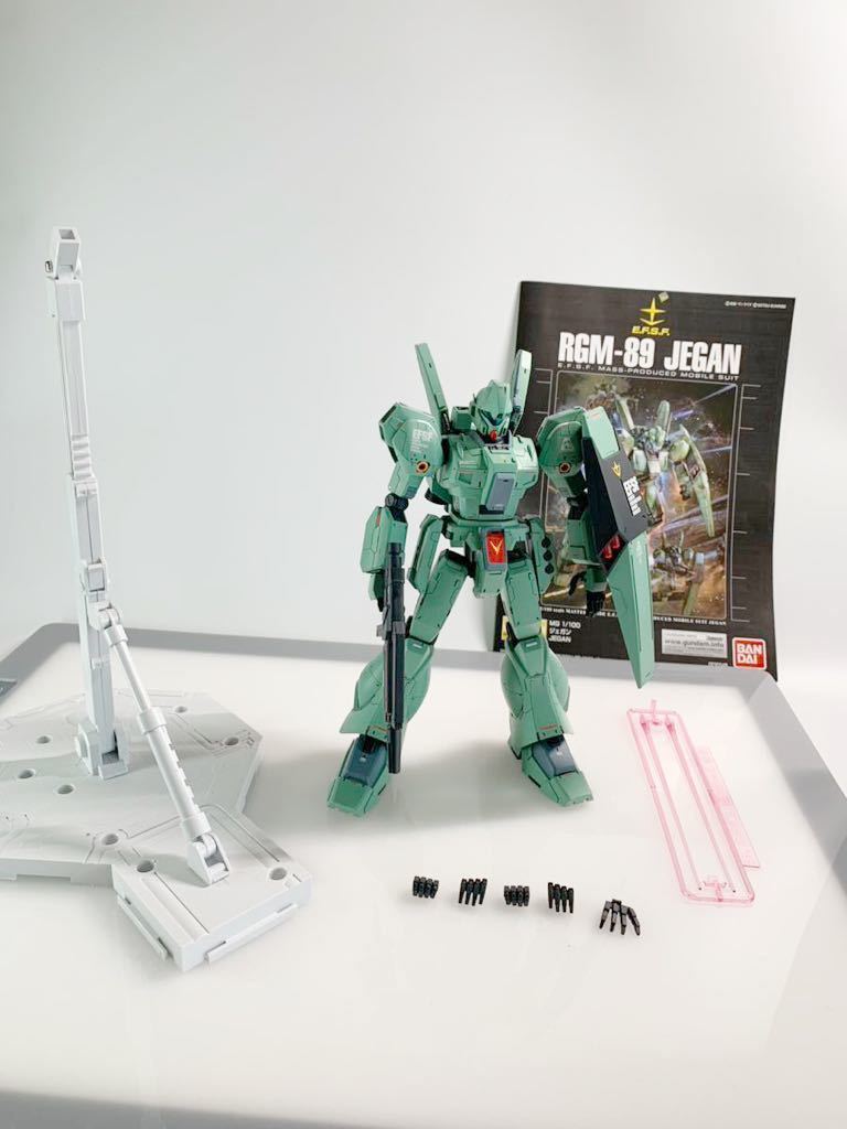 完成品】MG 1/100 ジェガン【全塗装・改修】ガンプラ 台座付き