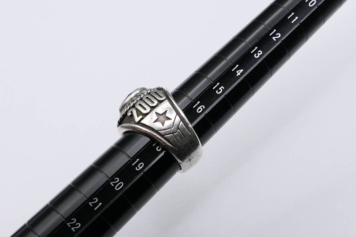 17 number TMT 4 anniversary commemoration college ring ring onyx 