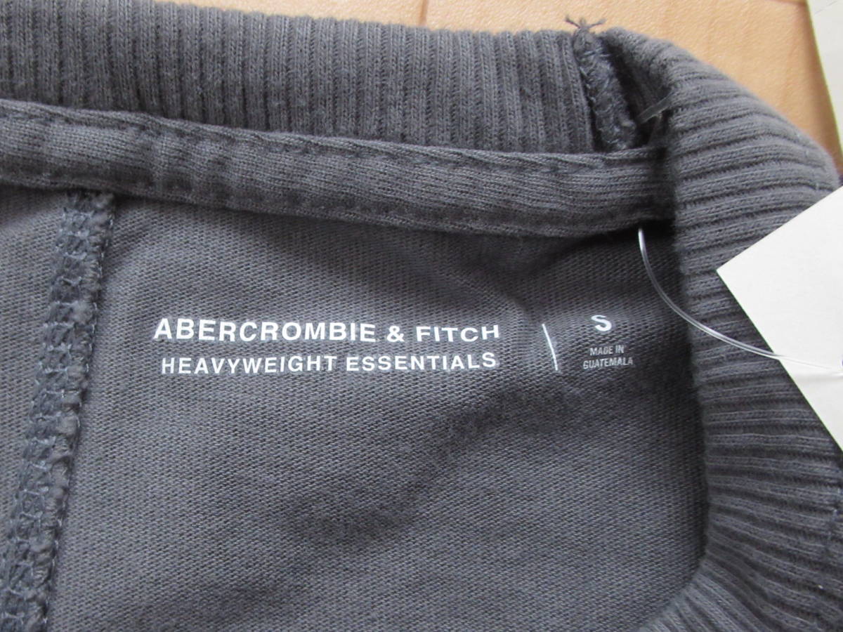 即決新品 Abercrombie&Fitch メンズ半袖Ｔシャツ グレー Sサイズ アバクロ