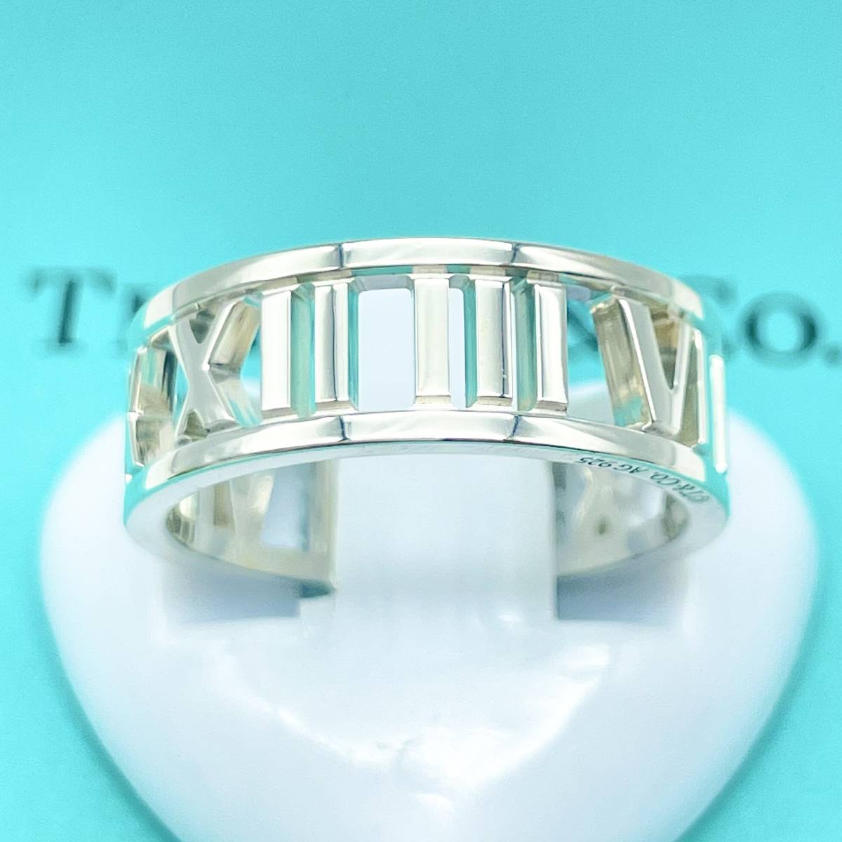 廃盤】ティファニー TIFFANY&Co. オープン アトラス シルバー リング