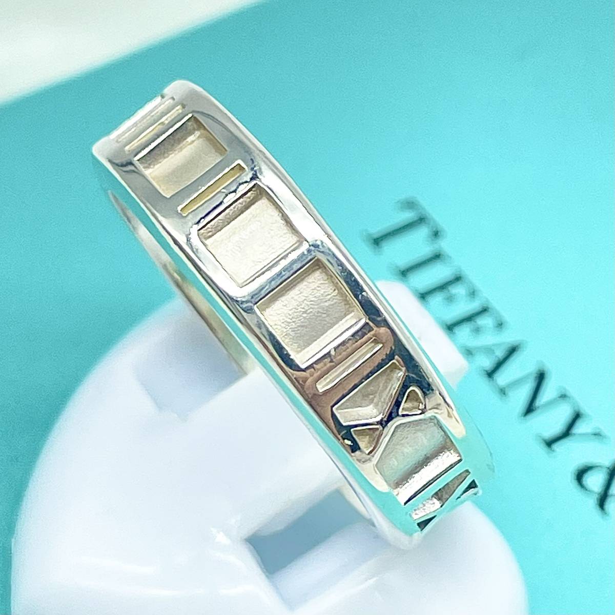 24号】ティファニー アトラス リング シルバー Tiffany 大き目 24号】ティファニー アトラス リング シルバー Tiffany 大き目