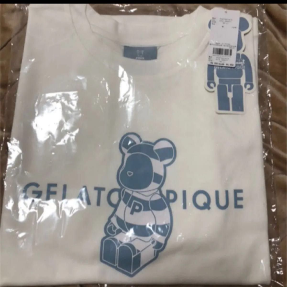 ジェラートピケ 【BE@RBRICK】ベアブリック ワンポイントTシャツ
