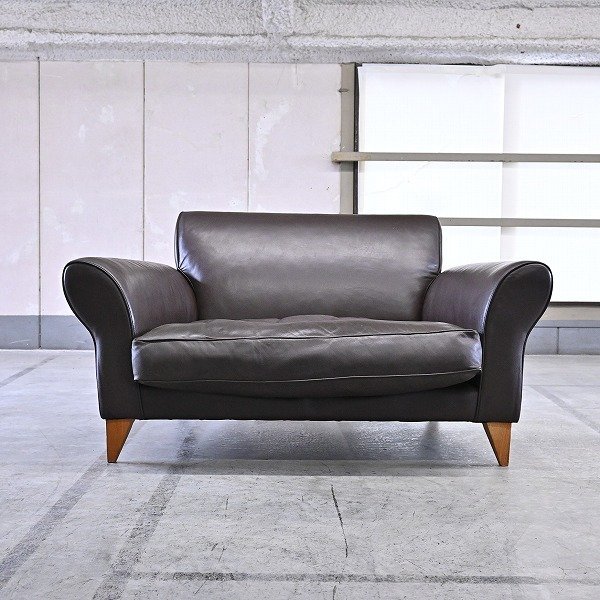 THE CONRAN SHOP 70万「ELLIPSE/エリプス」1.5人掛けソファ 本革