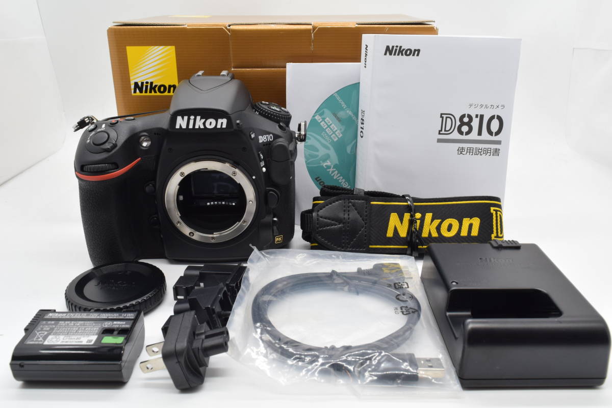 高速配送 Nikon ☆極上品☆ショット数2486!! D810 デジタル一眼レフ