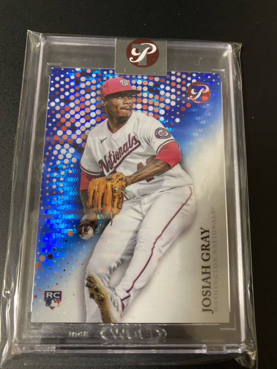 【メール便不可】 2022TOPPSPRISTINEJOSIAHGRAYブルー36/75RCMLBトレカ Topps
