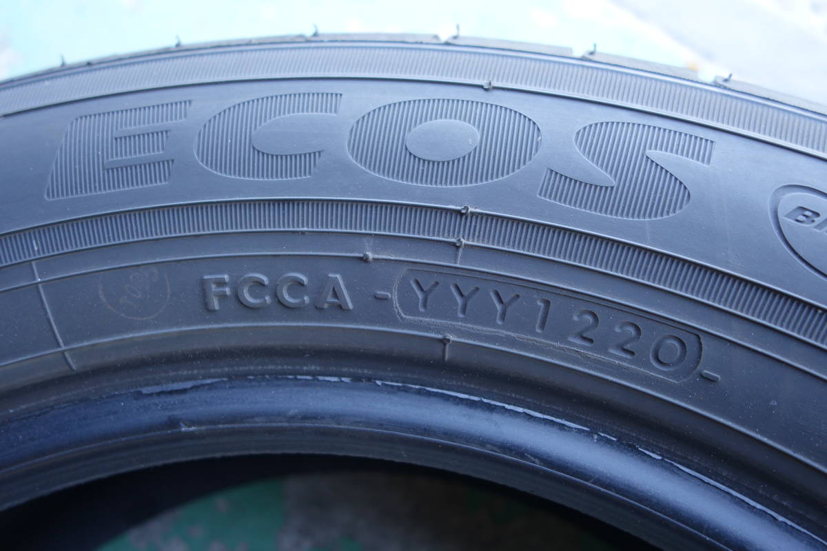 ９分山 2020年製 .夏タイヤ 185/60R15 ヨコハマ ECOS ES31 2本 g-72_画像5