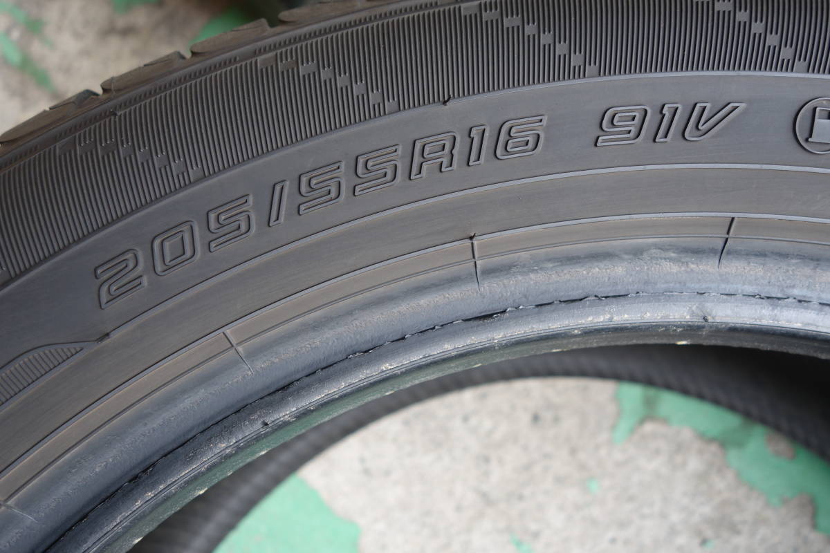 ほぼ新品 2019年製 .夏タイヤ 205/55R16 ダンロップ ENASAVE EC204 ４本 g-90_画像8