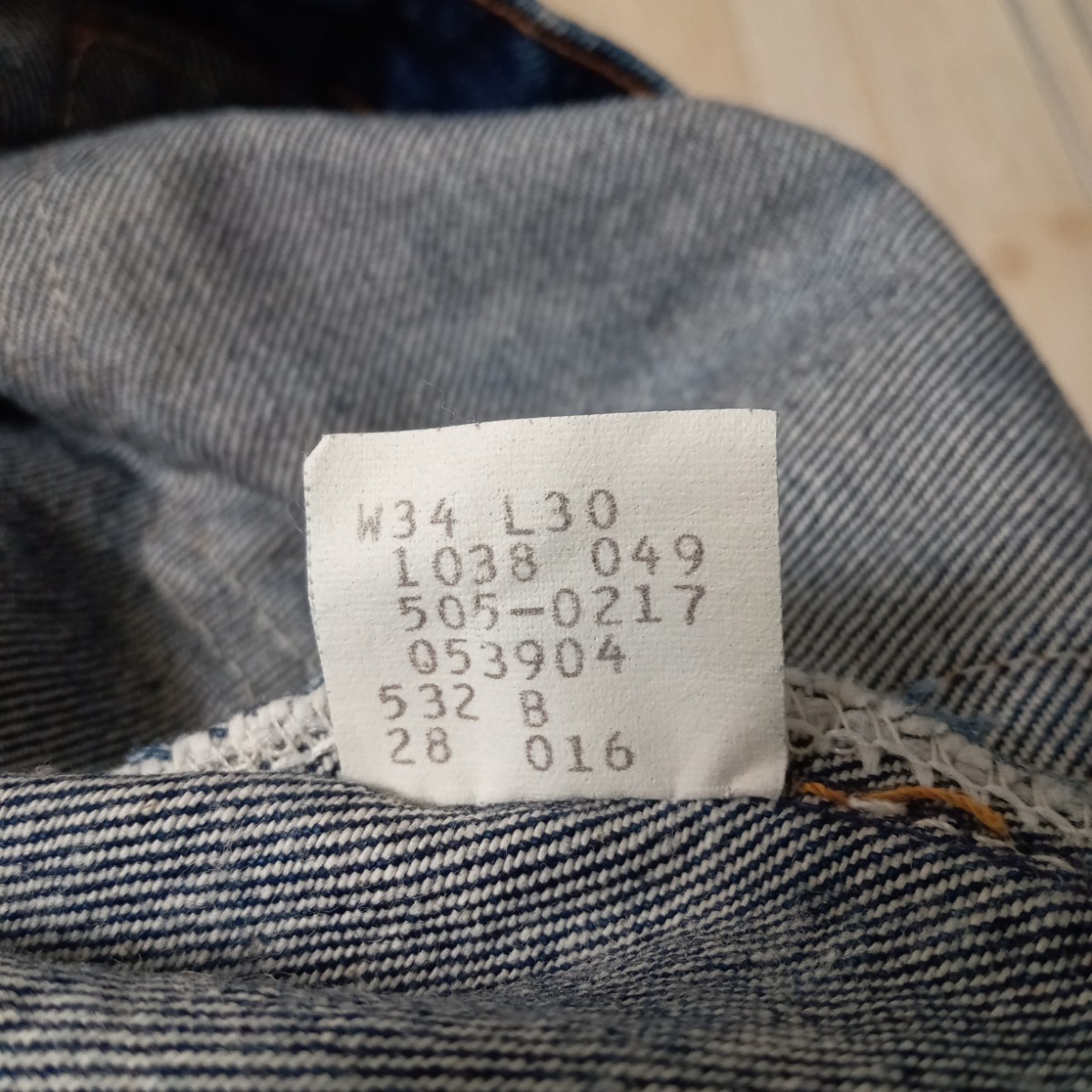 ヤフオク! - 【送料無料】リーバイス 505-0217 W33L30 米...