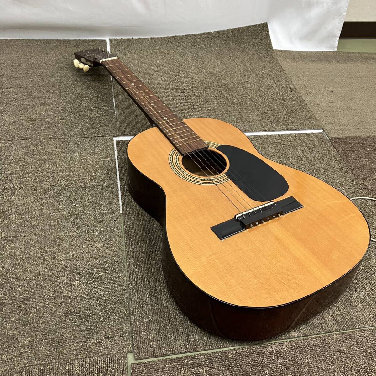 ◎【売り切り】ミニギター アコースティックギター 日本製 軽量 18フレット ショートスケールの画像7