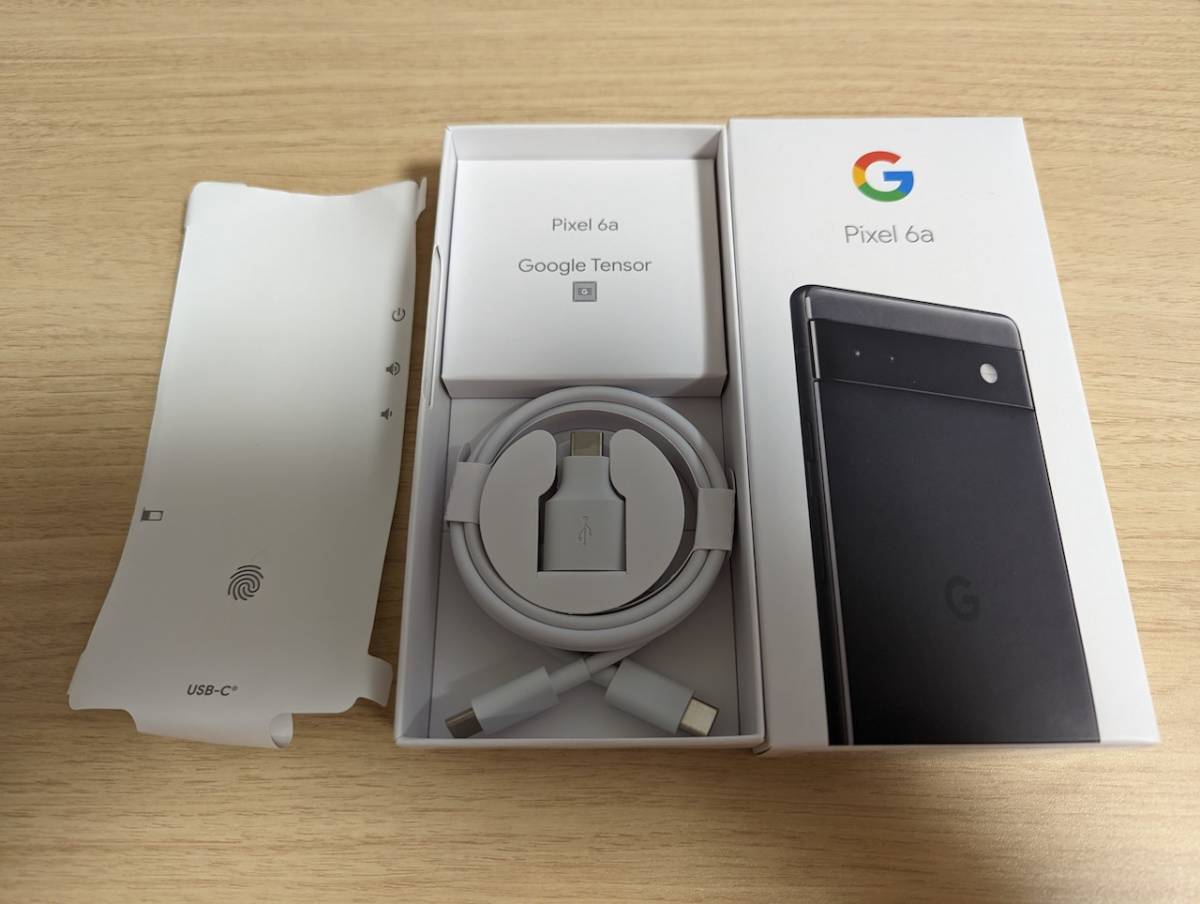 送料無料】Google Pixel 6a チャコール 128GB SIMフリー au版 美品