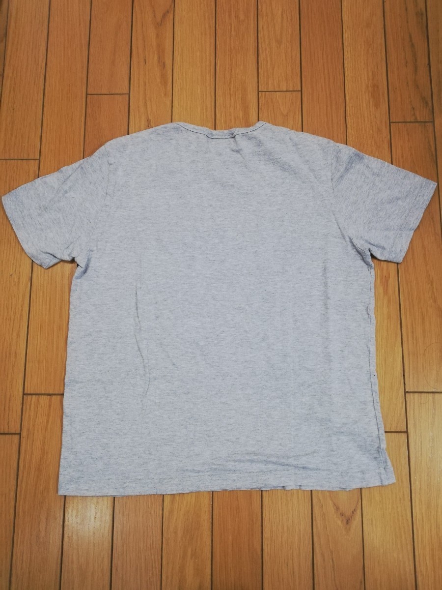 日本製【LACOSTEラコステ】オーセンティック　ポケットTシャツ◆Sサイズ(USサイズ)杢グレー_画像3