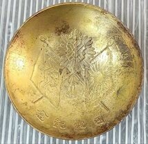 骨董品 日露凱旋記念 錫盃 金メッキ/銀メッキ 計2点セット(ミリタリー