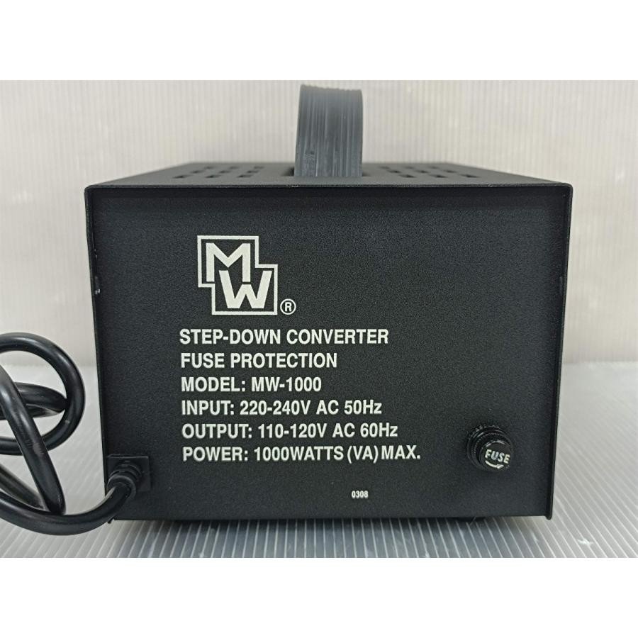 動作品 MINWA 変圧器 アップ/ダウン トランス MW-1000 1000W_画像6