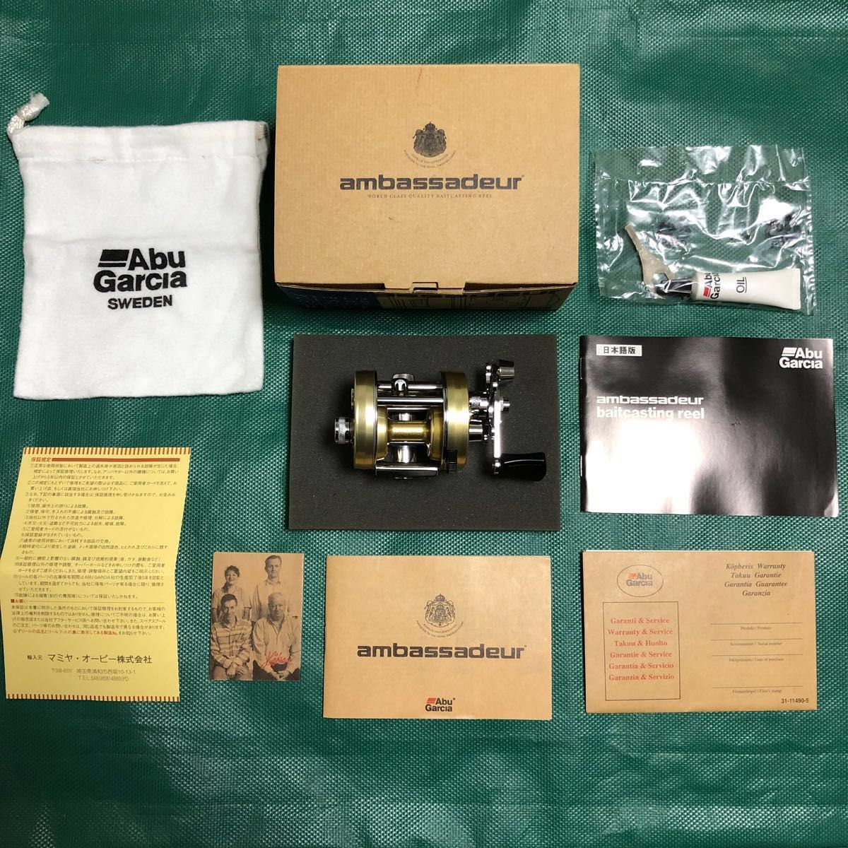 新品・未使用品】アブガルシア アンバサダー 2500C ゴールド AbuGarcia