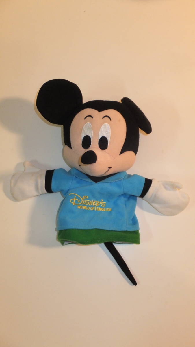 ★Disney★Mickey Mouse DIsney character puppet ミッキーマウス パペット ディズニーぬいぐるみ USED IN JAPAN_画像9