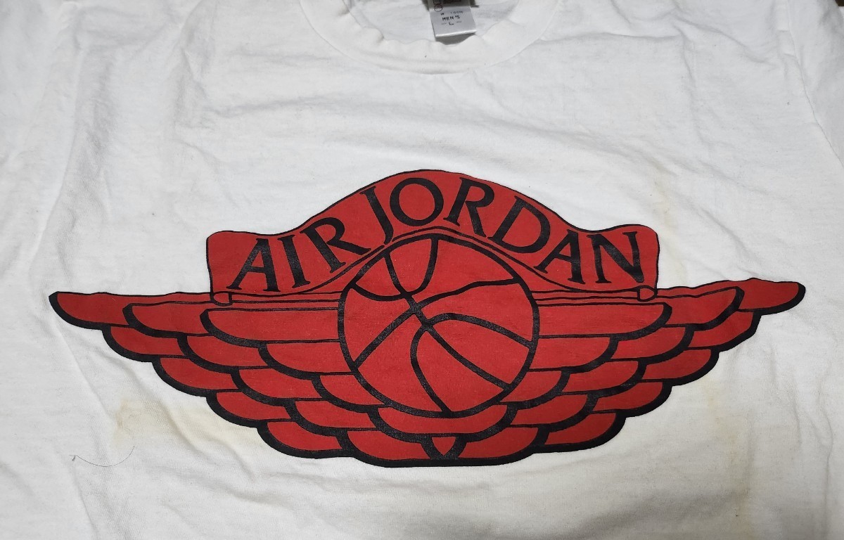 90年代 当時物 NIKE AIR JORDAN Tシャツ Lサイズ オールド ナイキ エア