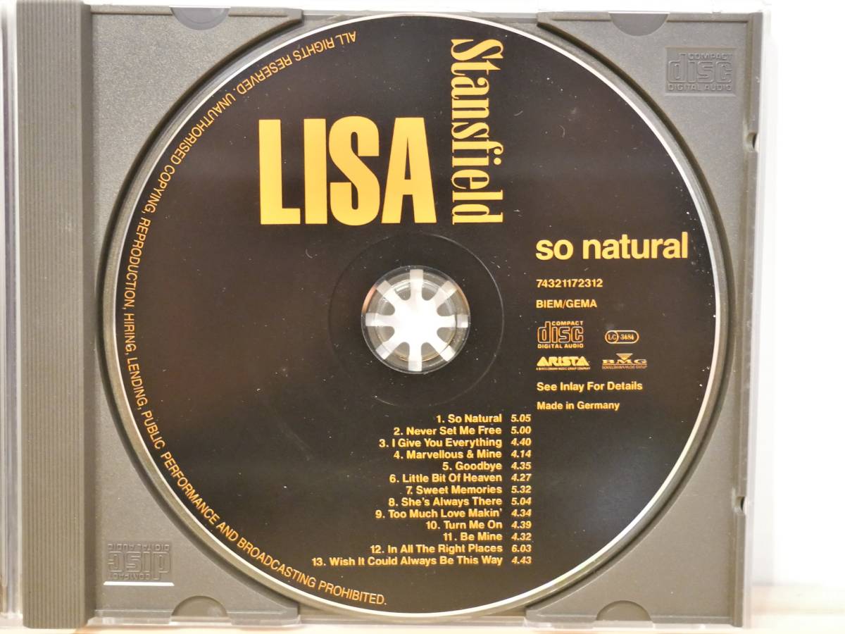 ■CD◇Lisa Stansfield リサ・スタンスフィールド☆So Natural■_画像4