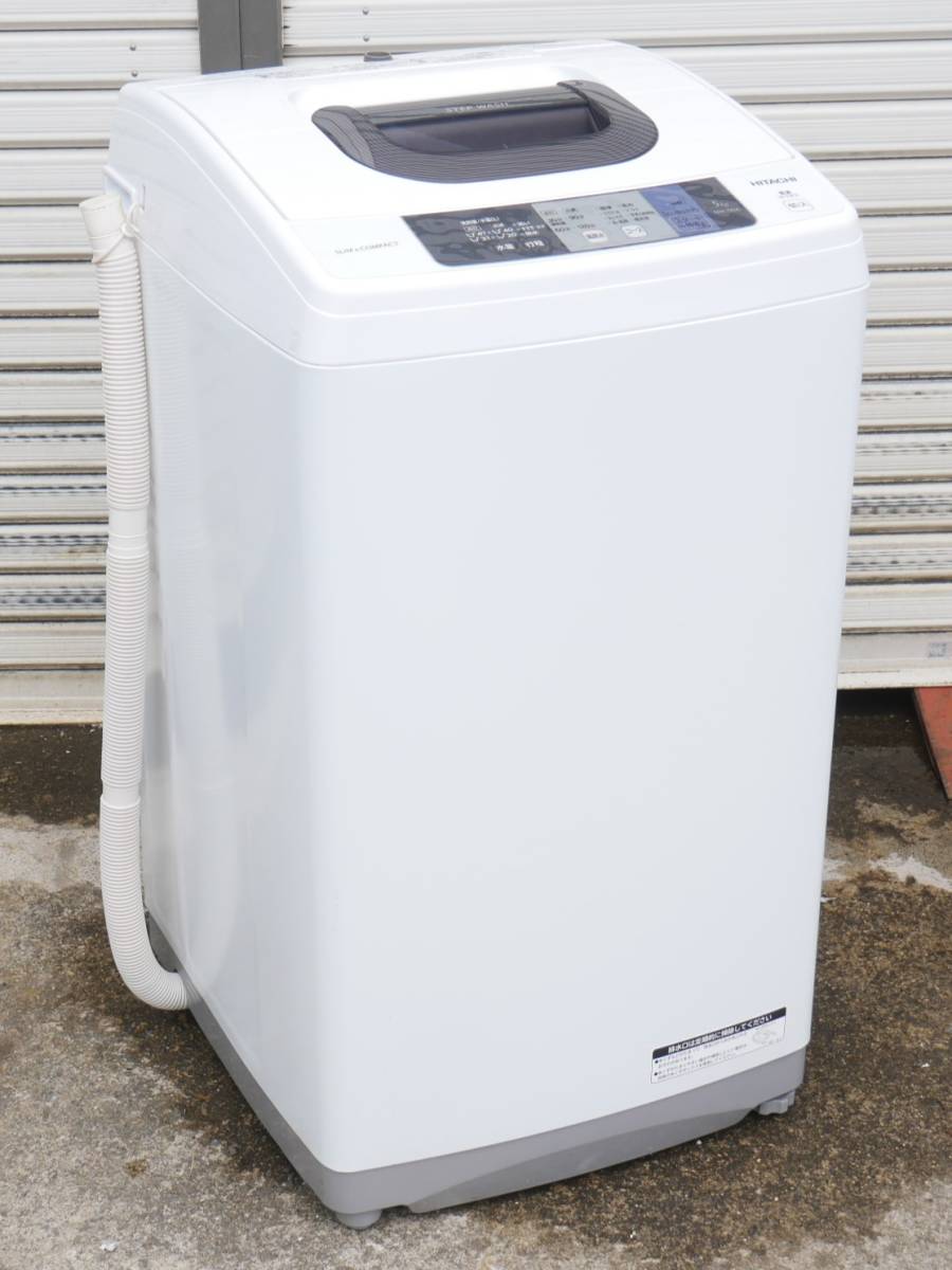 交換無料！ 【中古】M△ハイセンス 洗濯機 (26909) HW-G75A ホワイト