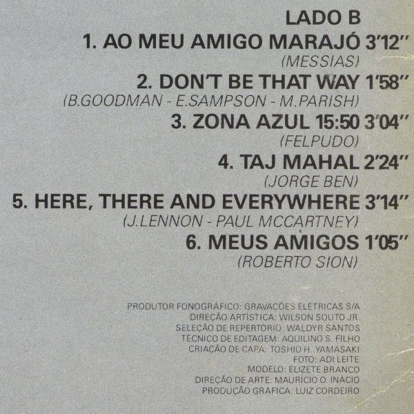 #Brasil 4 EverlBrasil 4 Ever <LP 1986 год Brazil запись > повторный . запись (1980 год ) MPB