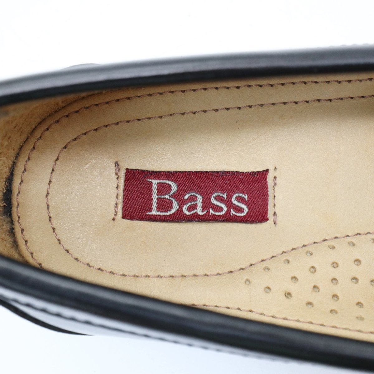 G.H.Bass&Co ジーエイチバス 本革 レザー タッセルローファー レザーソール カジュアル ( メンズ 8 EE ≒ 26cm ) 中古 古着 KA0090_画像9