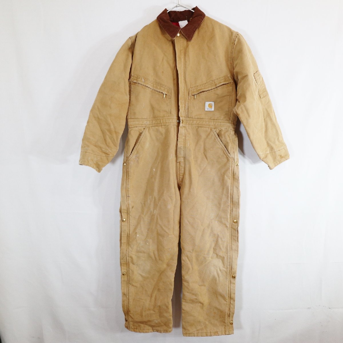 殿堂 中綿 カーハート Carhartt 80年代 ダック地 M7912 古着 中古 ) L