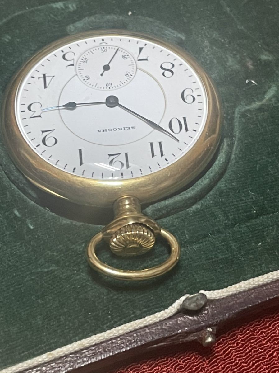 大好き 精工舎 懐中時計 金時計 明治時代 18K 手巻き