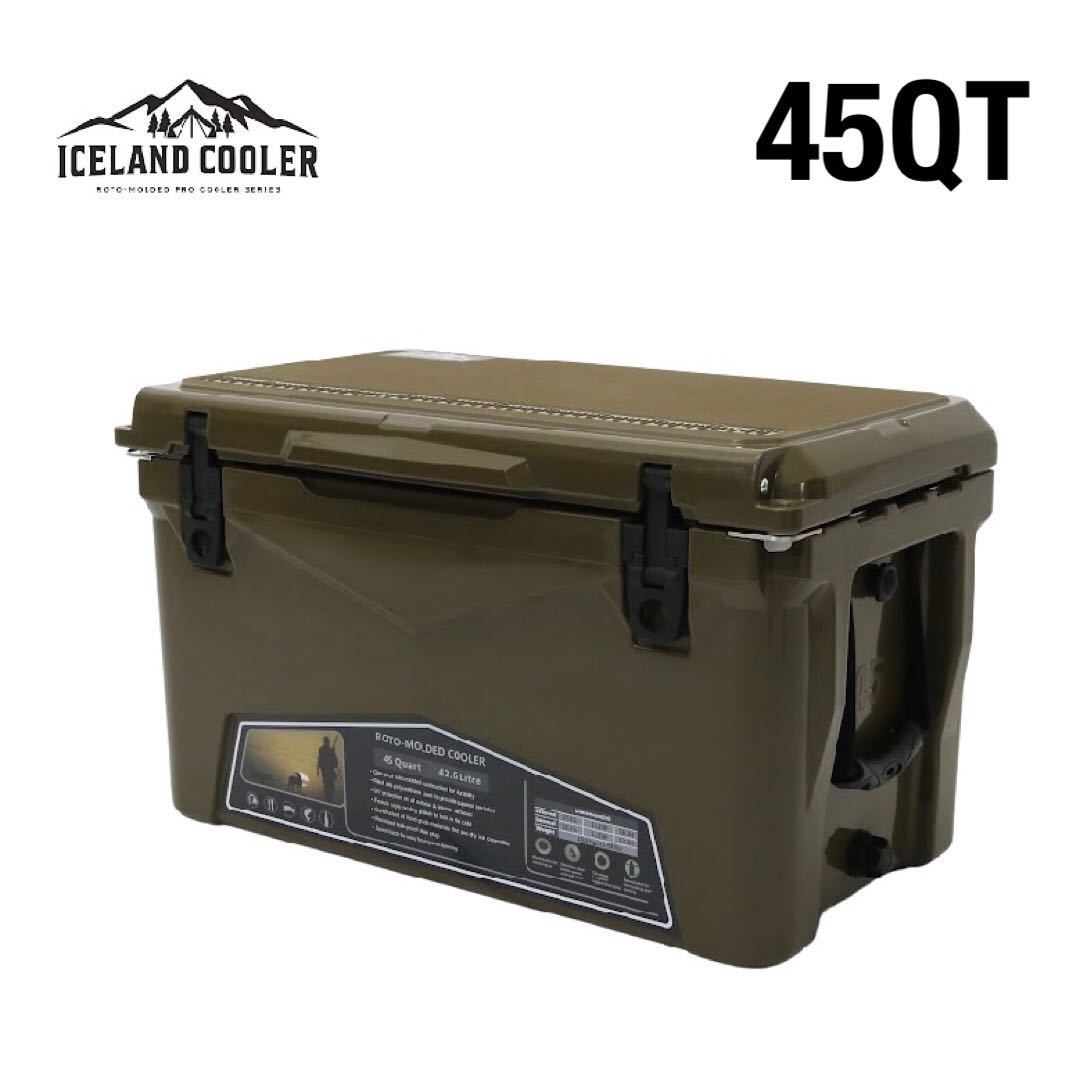 New ICELANDCOOLER アイスランドクーラーボックス 45QT 別注-