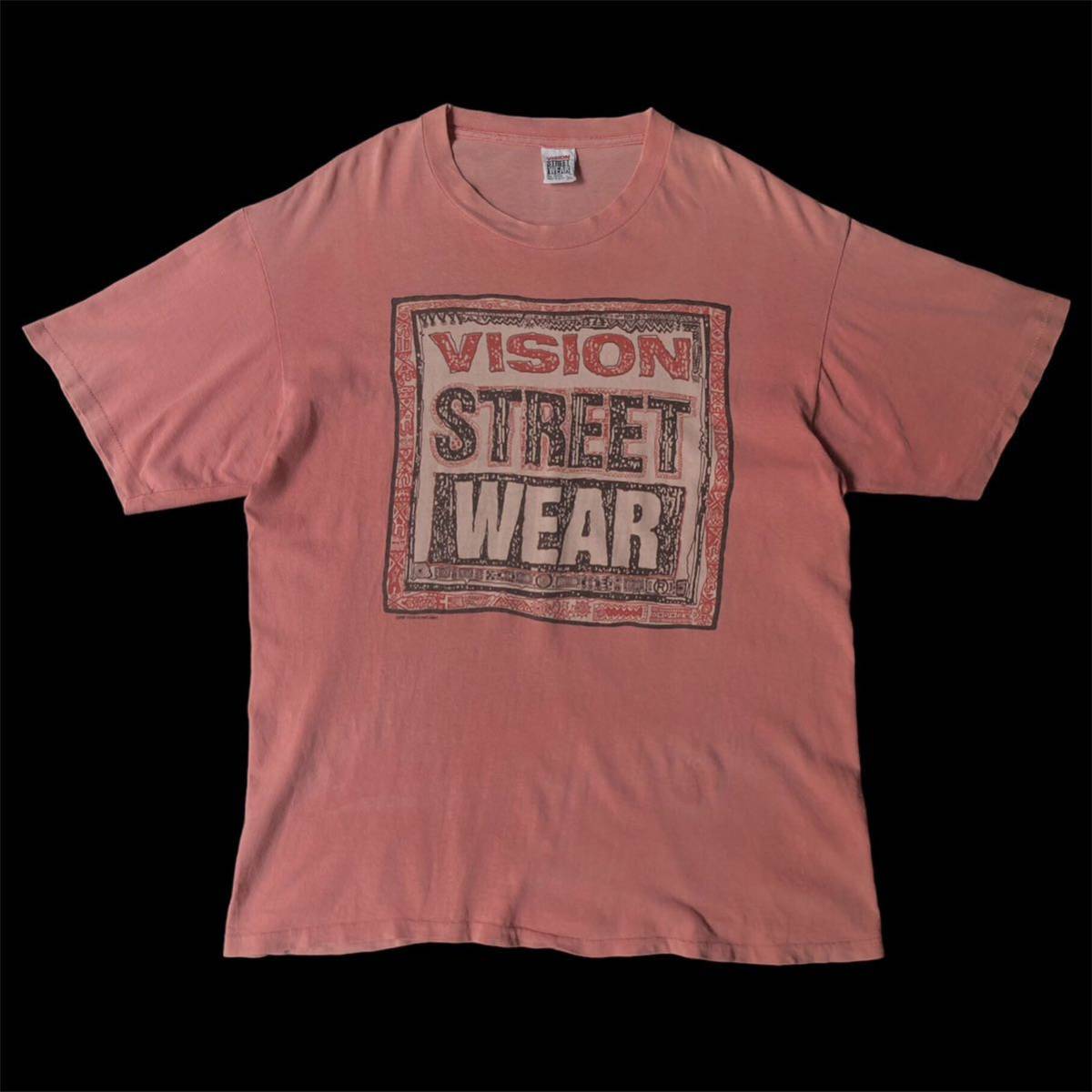 80s Vision Street Wear Logo Print Tee made in USA 1987 80年代 ビジョン ストリートウェア ロゴ プリント Tシャツ アメリカ製 vintage