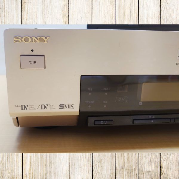 SONY ビデオカセットレコーダー DV+S-VHS WV-D10000 ジャンク品の画像5