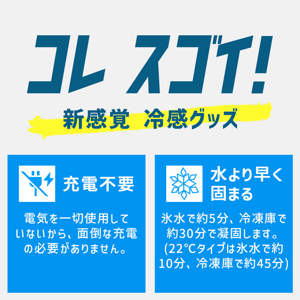 ネッククーラー スマートエコアイス めちゃクール アイスグレー/Mサイズ/28℃ 暑さ対策 熱中症対策 冷感 キッズ メンズ レディース_画像2