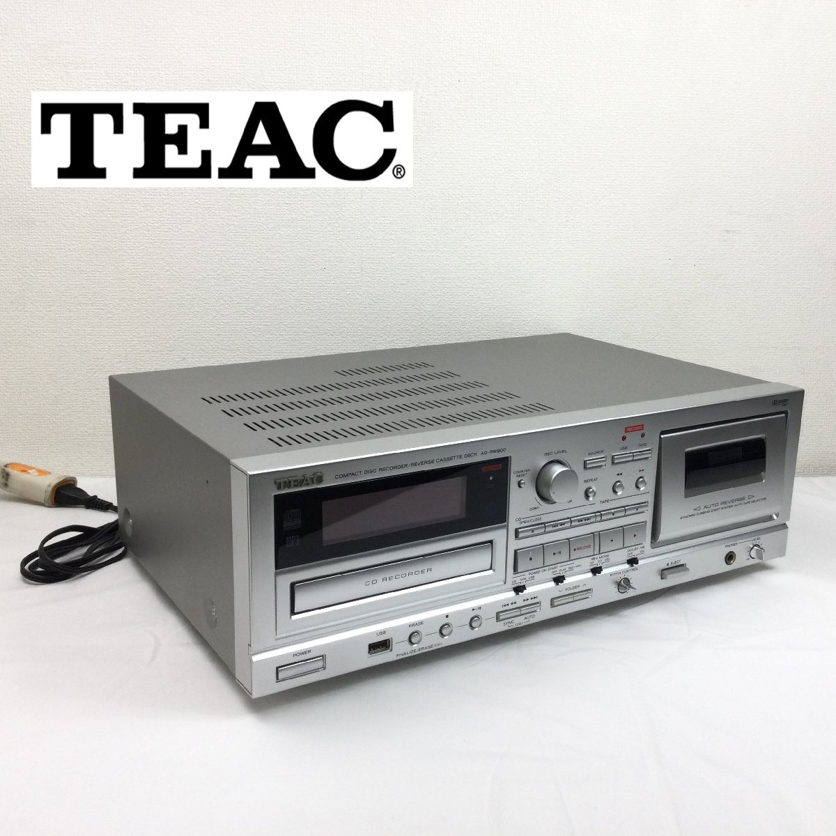 国内即発送 TEAC CD カセットレコーダー USB接続対応 ブラック AD