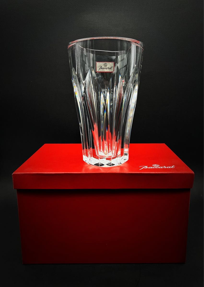 Baccarat バカラ クリスタルガラス 花瓶 JASMINE 箱付き Yahoo!フリマ
