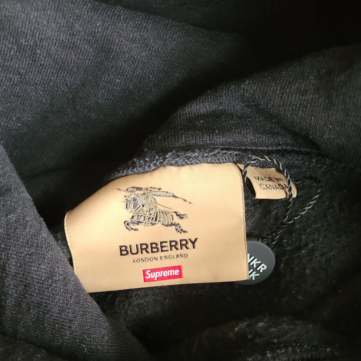 美品】Supremeシュプリーム×バーバリー コラボパーカー サイズM Hooded