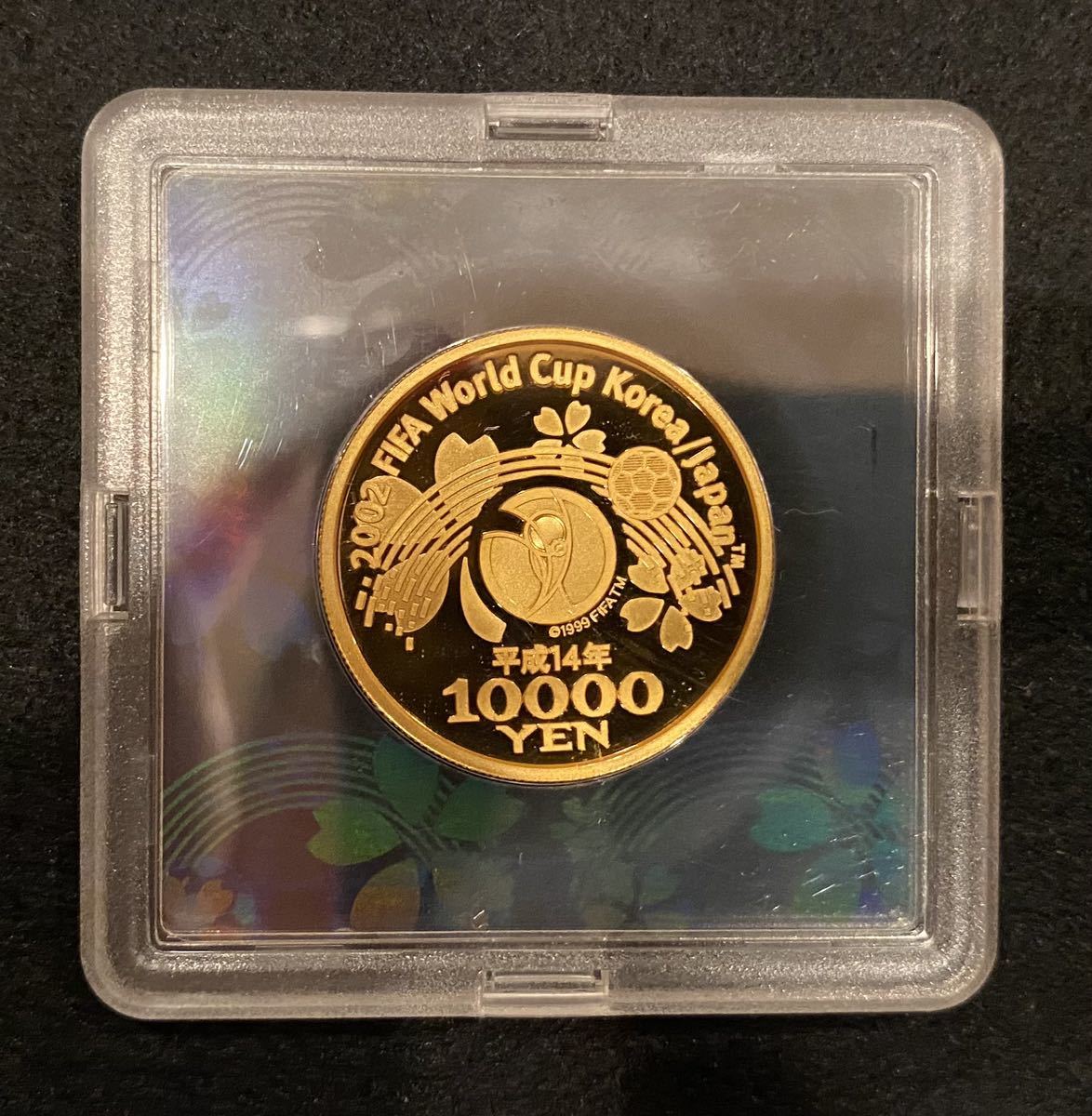 2002 FIFA ワールドカップ記念1万円金貨 K24 15.6g日韓ワールドカップ