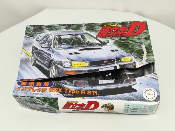 ジャンク品★フジミ模型 1/24 頭文字DシリーズNo.18 インプレッサ WRX TypeR Sti 藤原拓海 プラモデル_画像1