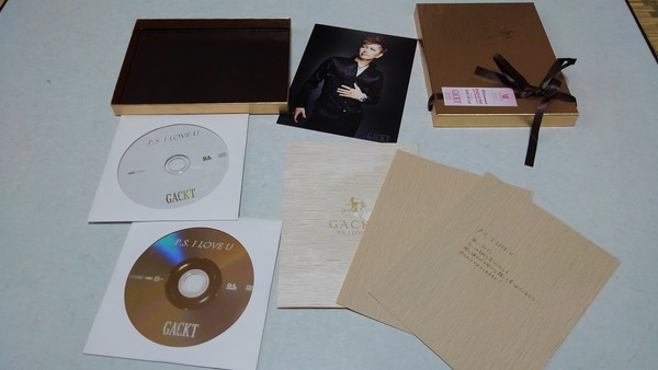 □　ガクト Gackt　CD+DVD FC限定盤　【　P.S. I LOVE U　】　美品♪_画像3