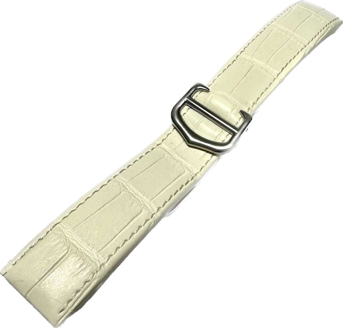 1円〜 Y 美品 Cartier カルティエ ロードスターLM用 クロコ革 純正D