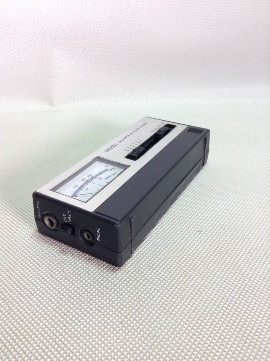 N432◎SEIKO　セイコー　QUARTZ GUITAR TUNER　クォーツギターチューナー　ST-368　楽器アクセサリー 保証あり_画像4