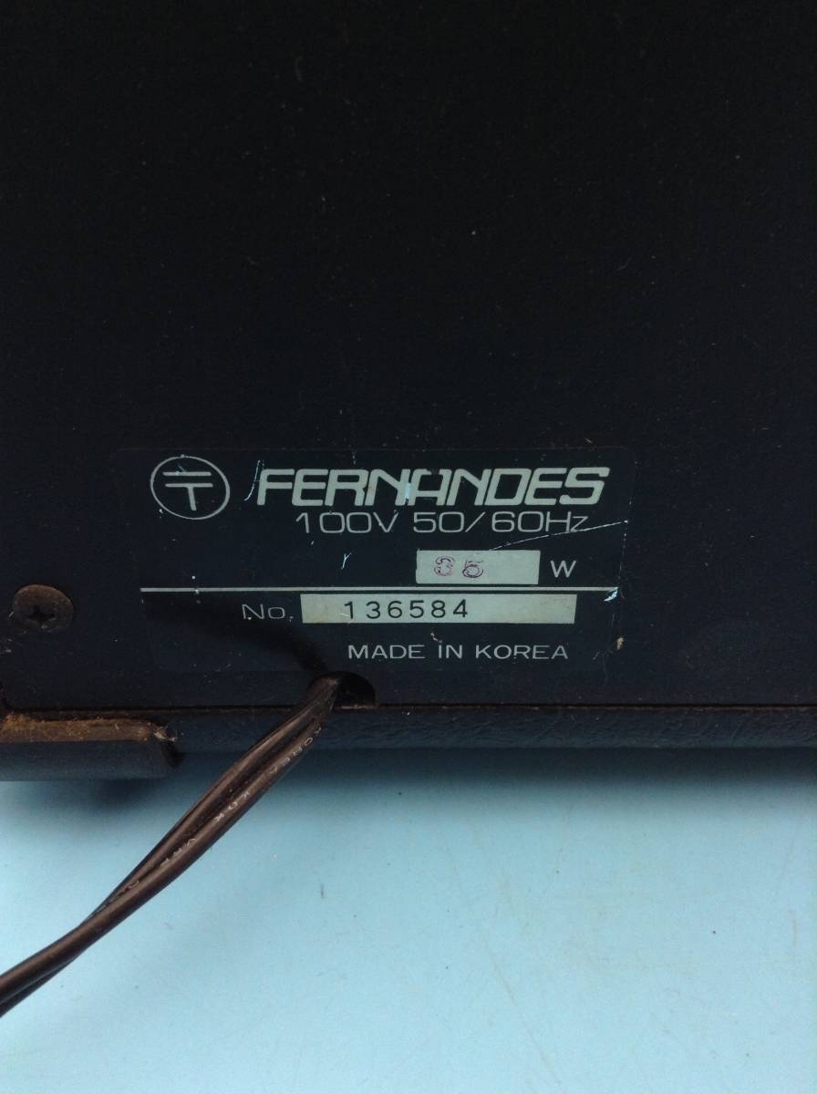 N453◎FERNANDES　フェルナンデス　 エレキギターアンプ　FR-15　音響機器　器材　【訳あり】_画像6