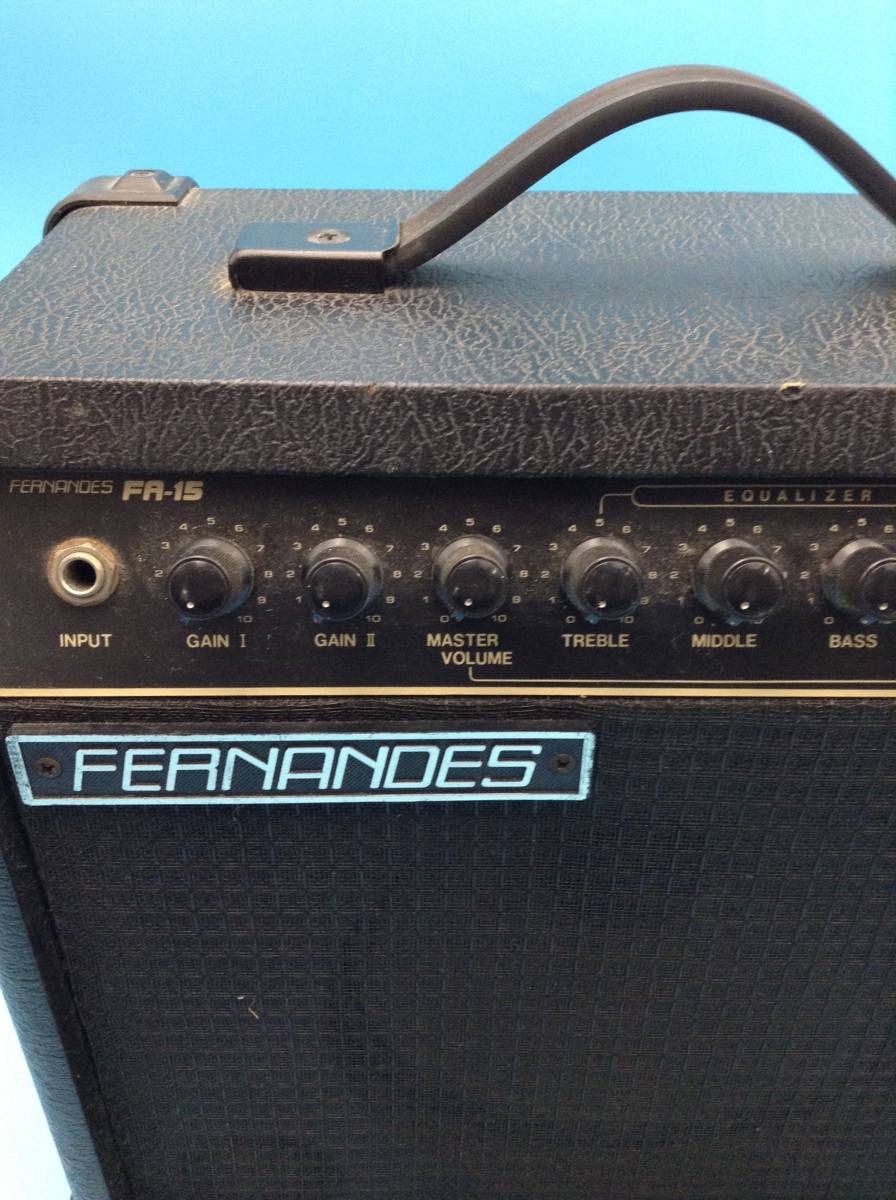 N453◎FERNANDES　フェルナンデス　 エレキギターアンプ　FR-15　音響機器　器材　【訳あり】_画像7