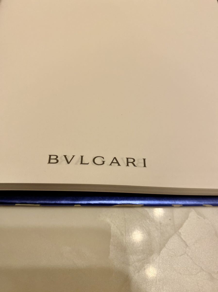 大サイズ 新品 ブルガリ ハードカバー製 ノート 全てのページにロゴ入り BVLGARI ノベルティ 手帳 メモ 非売品_画像6