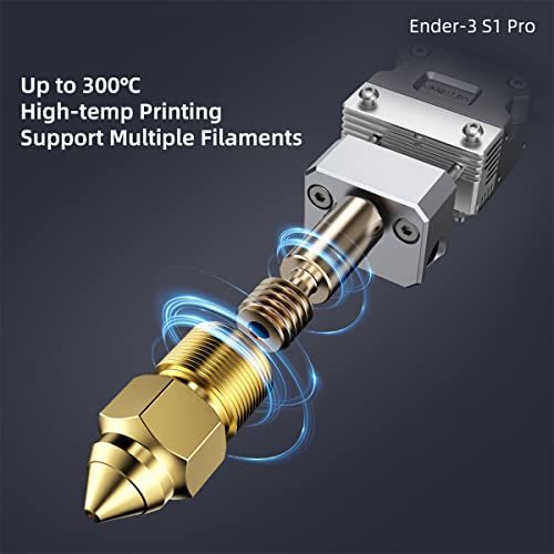 【直営店】Ender 3 S1 Pro 3Dプリンター 300°C高温印刷 4.3インチタッチパネル LEDライト フルメタルデュアルギア直接押出機_画像3