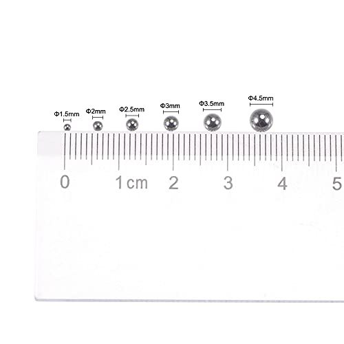 精密クロム鋼ボール クロム鋼ベアリングボール 玉軸受用鋼球 高硬度 G3精度 3 mm 50個入り_画像4