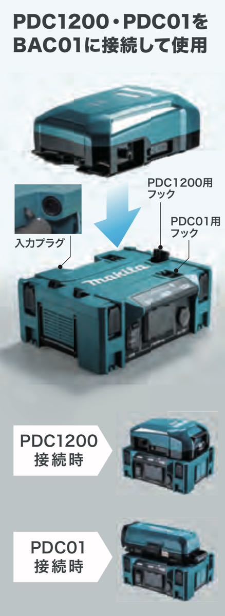 魅力の マキタ DCACインバータ BAC01 本体のみ<br>バッテリ 充電器